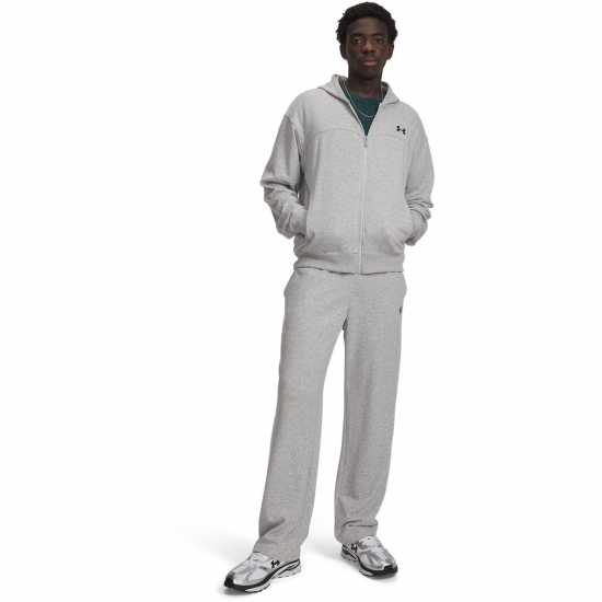 Under Armour Men's Rival Lw Pant Open Hem Fleece Joggers Grey/Black 