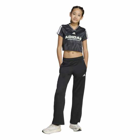 Adidas House Of Tiro Colors Of Football High-Waisted Wide-Leg Joggers Juniors Adidas House Of Tiro Colors Of Football High-Waisted Wide-Leg Joggers Juniors