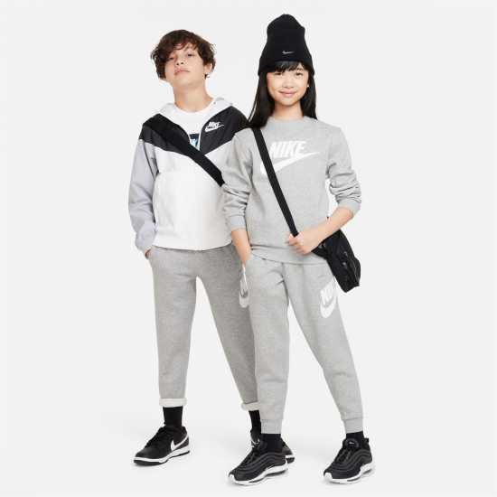 Nike Sportswear Club Fleece Big Kids' (Boys') Pants Grey Детски полар