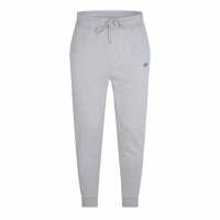 Hugo Boss Hugo Cotton-Terry Tracksuit Bottoms Сив меланж 029 Мъжки меки спортни долнища