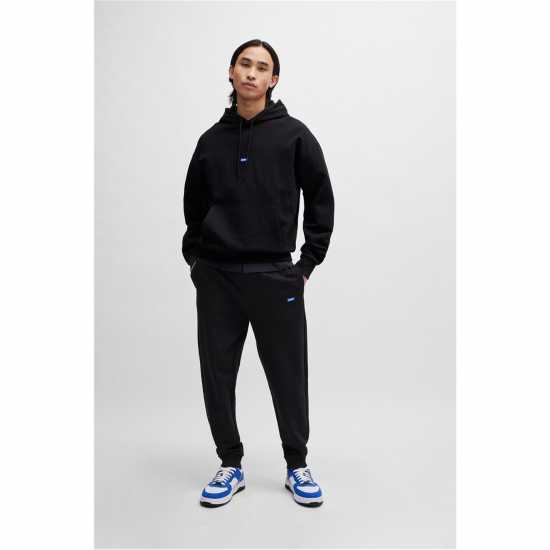 Hugo Boss Hugo Cotton-Terry Tracksuit Bottoms Черно 001 Мъжки меки спортни долнища