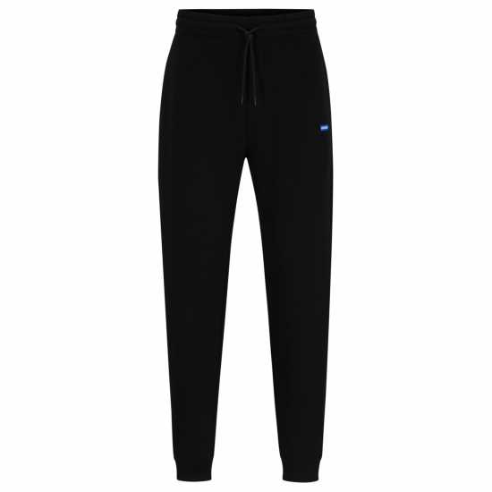 Hugo Boss Hugo Cotton-Terry Tracksuit Bottoms Черно 001 Мъжки меки спортни долнища