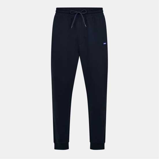 Hugo Boss Hugo Cotton-Terry Tracksuit Bottoms Navy Мъжки меки спортни долнища