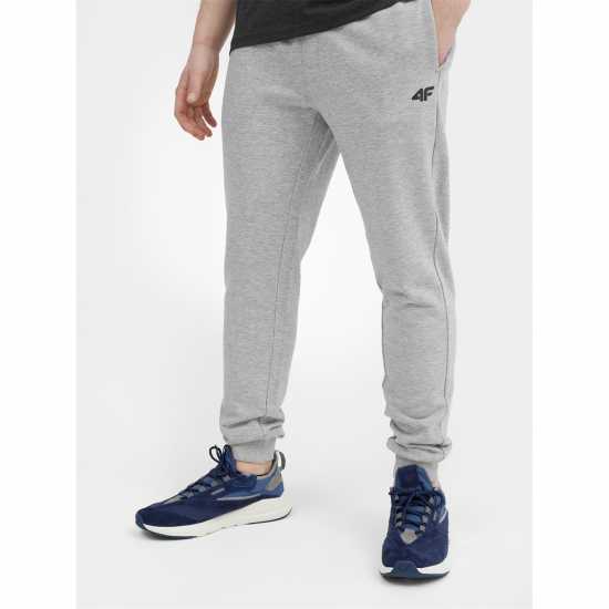 4F Cuffed Joggers Светло сиво Мъжки меки спортни долнища