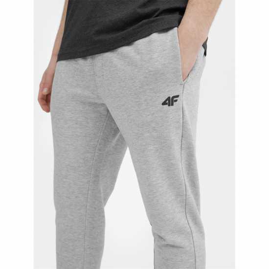 4F Cuffed Joggers Светло сиво Мъжки меки спортни долнища