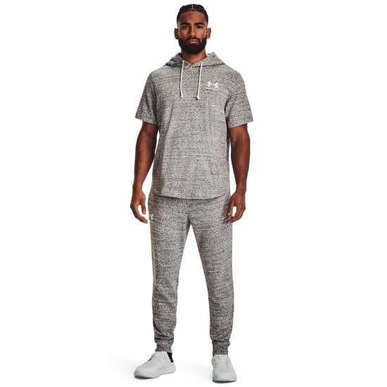 Under Armour Мъжко Спортно Долнище Rival Terry Joggers Mens White Мъжки меки спортни долнища