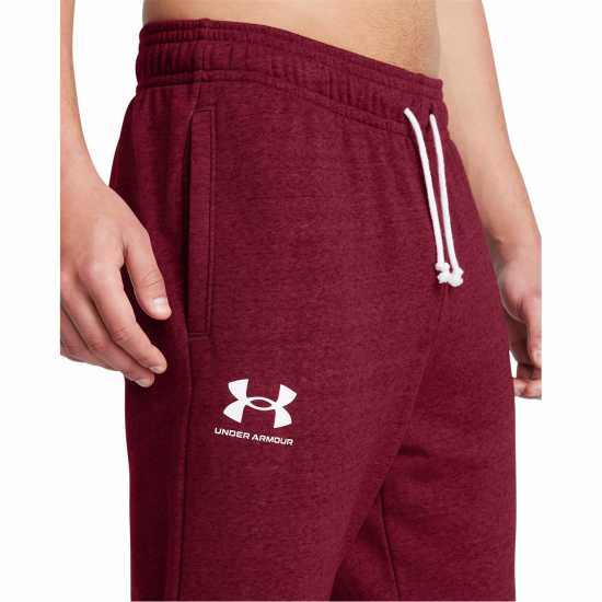 Under Armour Мъжко Спортно Долнище Rival Terry Joggers Mens Red Мъжки меки спортни долнища