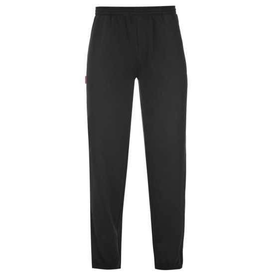Slazenger Мъжко Спортно Долнище Cuffed Fleece Jogging Bottoms Mens Черно 