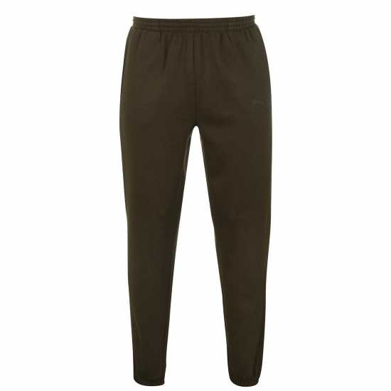 Slazenger Мъжко Спортно Долнище Cuffed Fleece Jogging Bottoms Mens Кахи Марл 