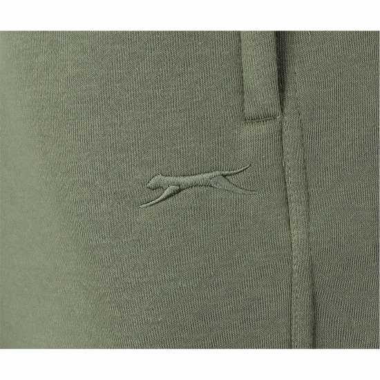 Slazenger Мъжко Спортно Долнище Cuffed Fleece Jogging Bottoms Mens Khaki 