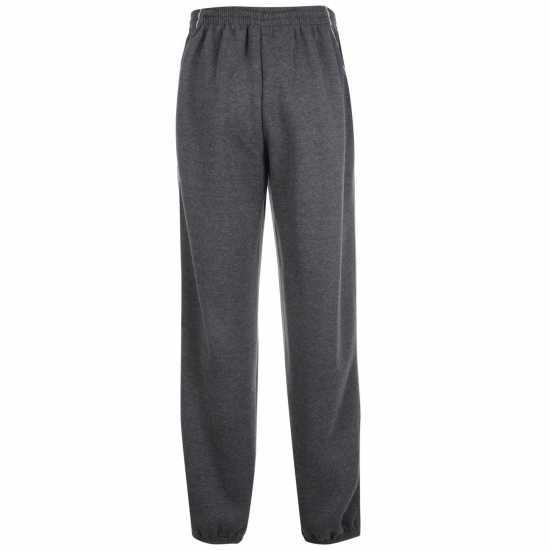 Slazenger Мъжко Спортно Долнище Cuffed Fleece Jogging Bottoms Mens Тъмно сиво марл 