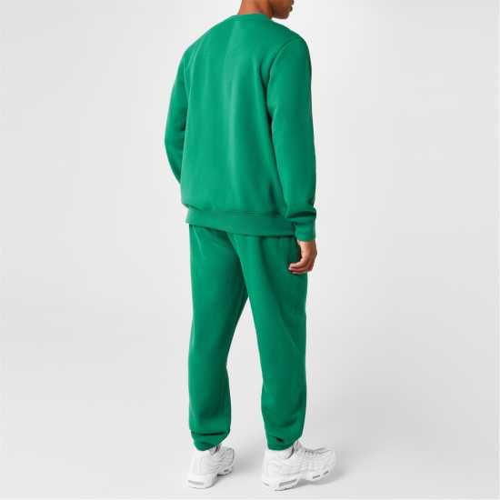 Slazenger Мъжко Долнище За Джогинг Cuffed Fleece Jogging Pants Mens Green Мъжко облекло за едри хора