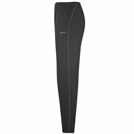 Slazenger Мъжко Долнище Полар Open Hem Fleece Pants Mens Черно Мъжки меки спортни долнища