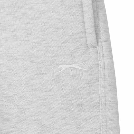 Slazenger Hem Fleece Pants Junior Ледено сиво марл Детски долнища на анцуг