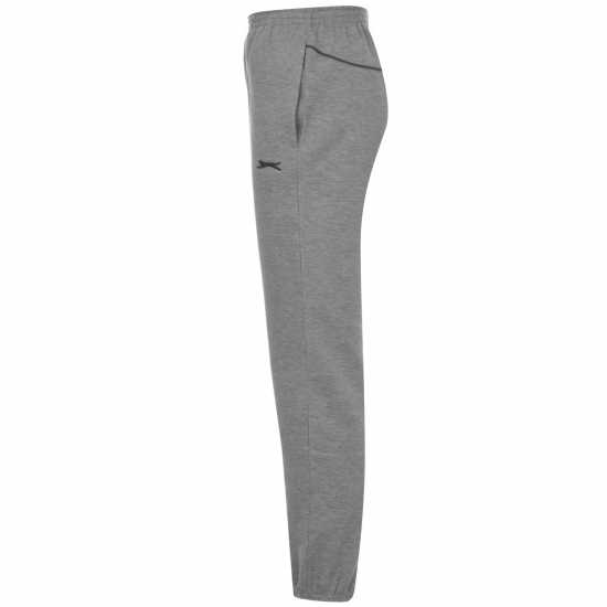 Детски долнища на анцуг Slazenger Hem Fleece Pants Junior Сив марл Slazenger Hem Fleece Pants Junior Сив марл Детски долнища на анцуг