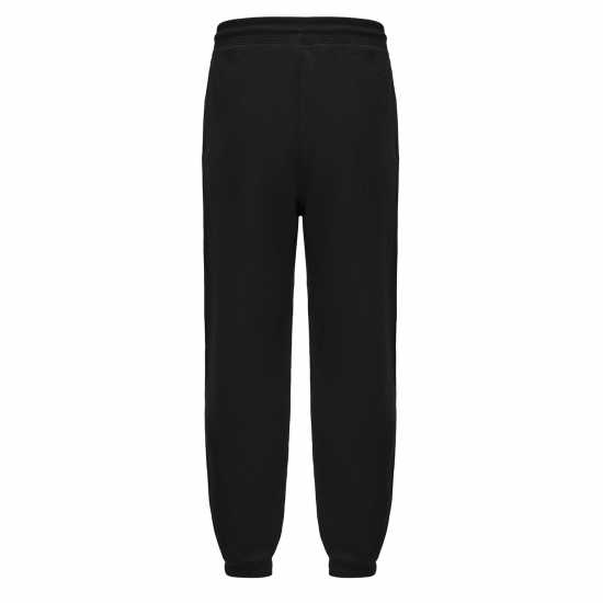 Slazenger Мъжки Панталон Fleece Large Logo Pant Mens Black Мъжки меки спортни долнища