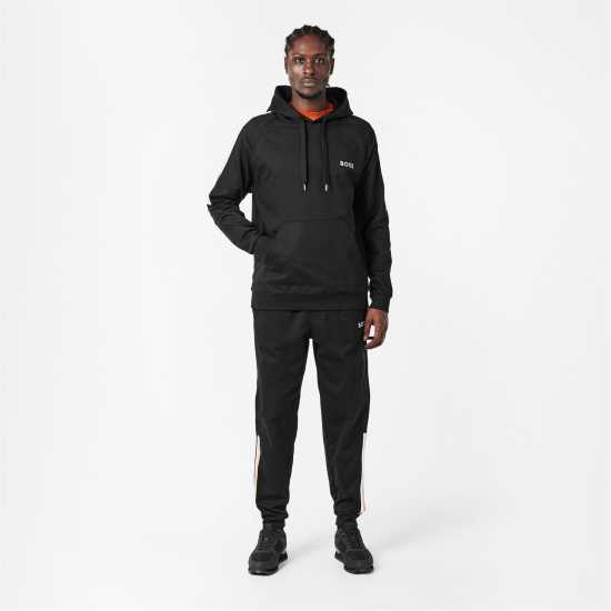 Hugo Boss Boss Mens Boss Iconic Closed Hem Fleece Joggers Черно 