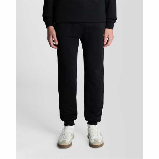 Lyle And Scott Kids Closed Hem Fleece Joggers Black 
