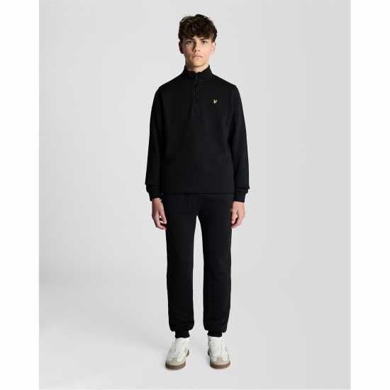 Lyle And Scott Kids Closed Hem Fleece Joggers Black 