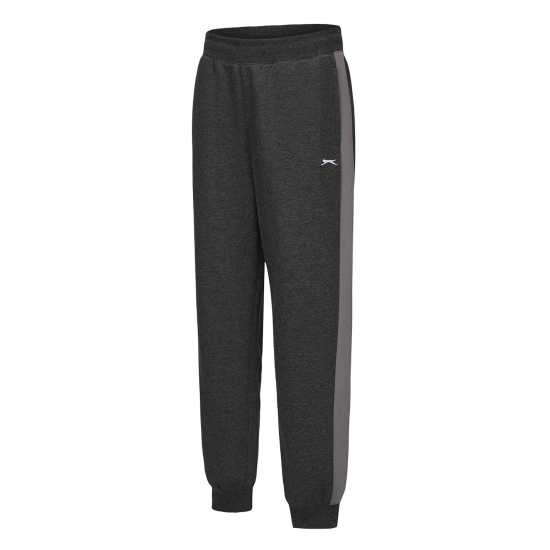 Мъжки меки спортни долнища Slazenger Мъжки Панталон Fleece Contrast Pant Mens Угъл/Сиво Slazenger Мъжки Панталон Fleece Contrast Pant Mens Угъл/Сиво Мъжки меки спортни долнища