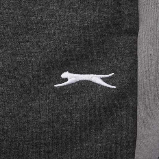Мъжки меки спортни долнища Slazenger Мъжки Панталон Fleece Contrast Pant Mens Угъл/Сиво Slazenger Мъжки Панталон Fleece Contrast Pant Mens Угъл/Сиво Мъжки меки спортни долнища