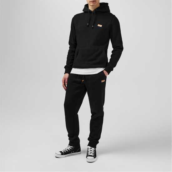 Soulcal Мъжко Спортно Долнище Signature Fleece Joggers Mens Черно Мъжки меки спортни долнища