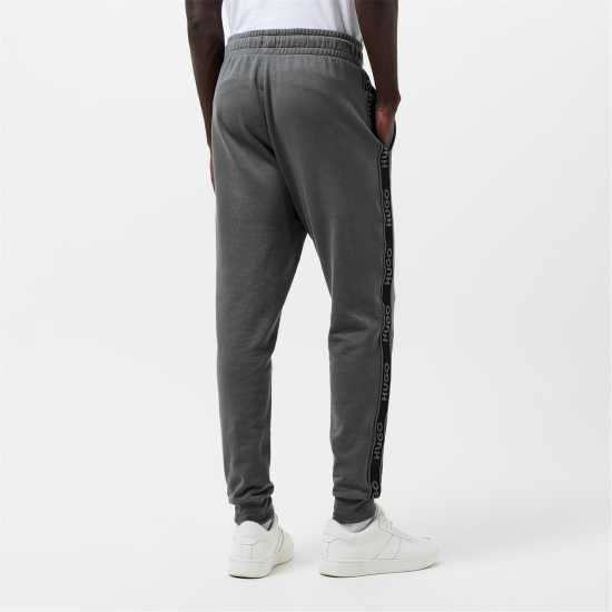 Hugo Boss Hugo Mens Hugo Bodywear Liam Closed Hem Soft Fleece Joggers With Elasticated Cuffs Сиво 