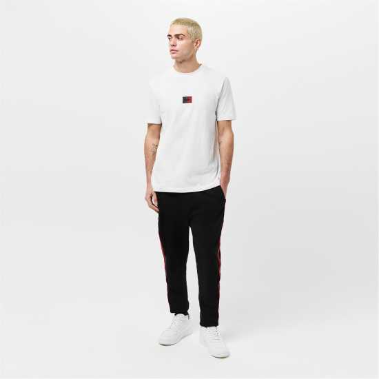 Hugo Boss Hugo Mens Hugo Bodywear Liam Closed Hem Soft Fleece Joggers With Elasticated Cuffs Черно 