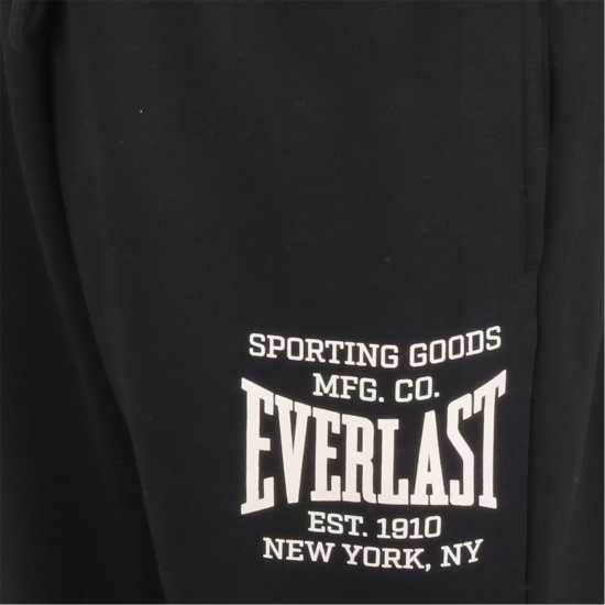 Мъжки меки спортни долнища Everlast Greatness Within Jogger Mens Черно/Бяло Everlast Greatness Within Jogger Mens Черно/Бяло Мъжки меки спортни долнища