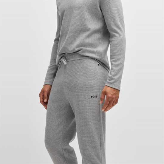 Hugo Boss Boss Men's Bw Waffle Jogging Bottoms Сиво 