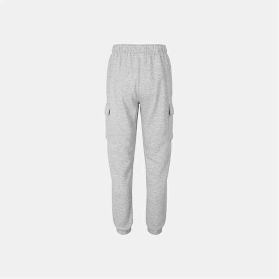 Slazenger Мъжки Панталон Fleece Cargo Pant Mens Grey Мъжки меки спортни долнища