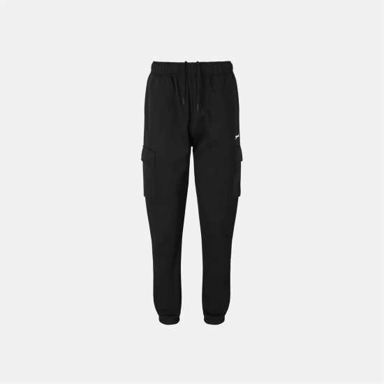 Мъжки меки спортни долнища Slazenger Мъжки Панталон Fleece Cargo Pant Mens Black Slazenger Мъжки Панталон Fleece Cargo Pant Mens Black Мъжки меки спортни долнища