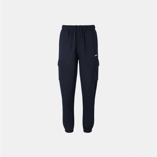 Мъжки меки спортни долнища Slazenger Мъжки Панталон Fleece Cargo Pant Mens Navy Slazenger Мъжки Панталон Fleece Cargo Pant Mens Navy Мъжки меки спортни долнища