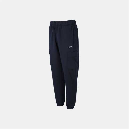 Мъжки меки спортни долнища Slazenger Мъжки Панталон Fleece Cargo Pant Mens Navy Slazenger Мъжки Панталон Fleece Cargo Pant Mens Navy Мъжки меки спортни долнища