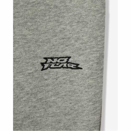 Дамски Анцуг No Fear Mens Cuffed Jogging Bottoms Grey Marl 