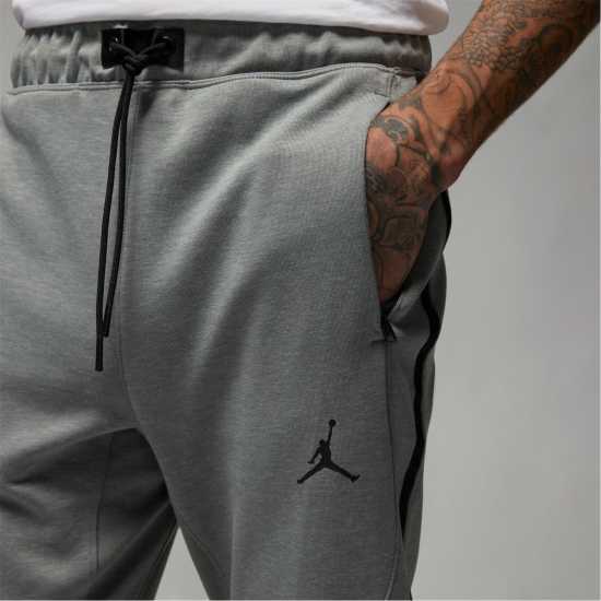 Мъжки меки спортни долнища Air Jordan Jordan Dri-FIT Sport Air Fleece Pants Men's Сиво/Черно Air Jordan Jordan Dri-FIT Sport Air Fleece Pants Men's Сиво/Черно Мъжки меки спортни долнища