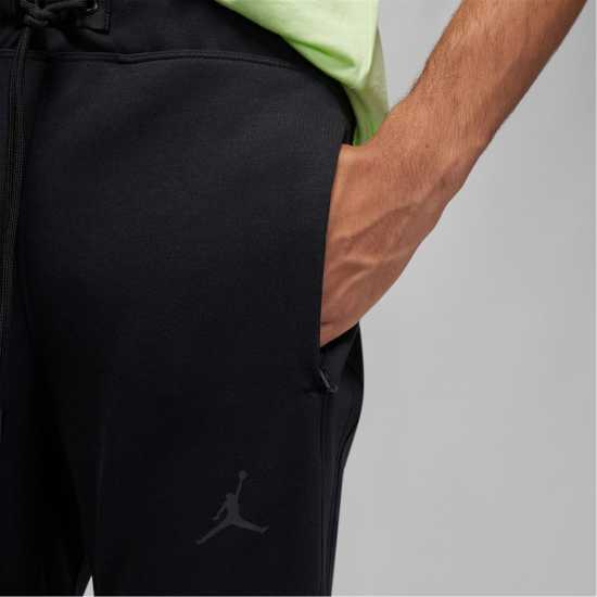 Air Jordan Dri-FIT Sport Men's Air Fleece Pants Black/Black Мъжко облекло за едри хора