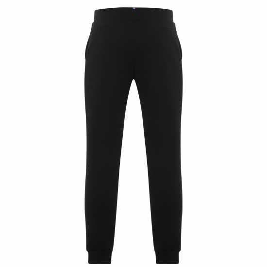 Le Coq Sportif Lecoq Essential Mens Regular Jogging Pants Black Мъжко облекло за едри хора