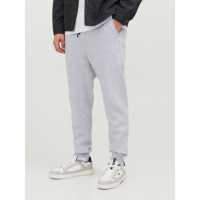 Jack And Jones Дамски Анцуг Bradley Cuffed Jogging Bottoms Светло сиво Мъжки меки спортни долнища