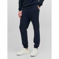 Jack And Jones Дамски Анцуг Bradley Cuffed Jogging Bottoms Нави блейзър Мъжки меки спортни долнища