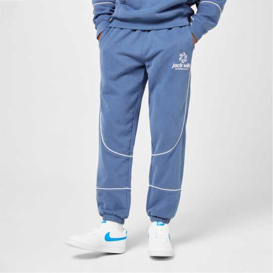 Jack Wills Piped Sport Jogging Bottoms  Мъжки меки спортни долнища