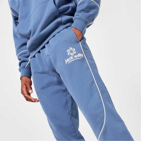 Jack Wills Piped Sport Jogging Bottoms  Мъжки меки спортни долнища