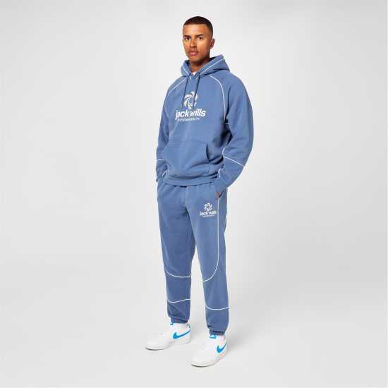 Jack Wills Piped Sport Jogging Bottoms  Мъжки меки спортни долнища
