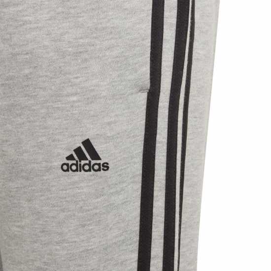Adidas Essentials 3-Stripes Joggers Kids Grey/White Детски полар