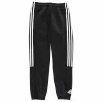 Adidas Essentials 3-Stripes Joggers Kids Black/White Детски полар