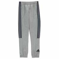 Adidas Essentials 3-Stripes Joggers Kids Medium Grey Heather / Black Детски полар