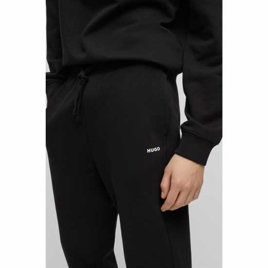 Мъжки меки спортни долнища Hugo Boss Hugo Cotton Track Pants Черно Hugo Boss Hugo Cotton Track Pants Черно Мъжки меки спортни долнища