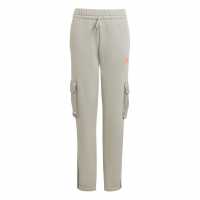 Adidas Utility Fleece Cargo Joggers Juniors Сиво/Корал 