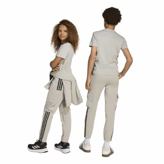 Adidas Utility Fleece Cargo Joggers Juniors Сиво/Корал 