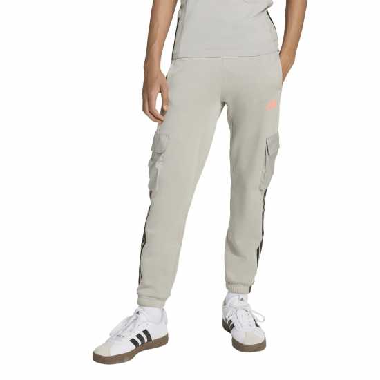 Adidas Utility Fleece Cargo Joggers Juniors Сиво/Корал 